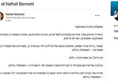 Bennett smaschera Netanyahu