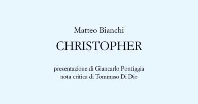 Matteo Bianchi, Christopher, Interlinea edizioni 2025, pag.112